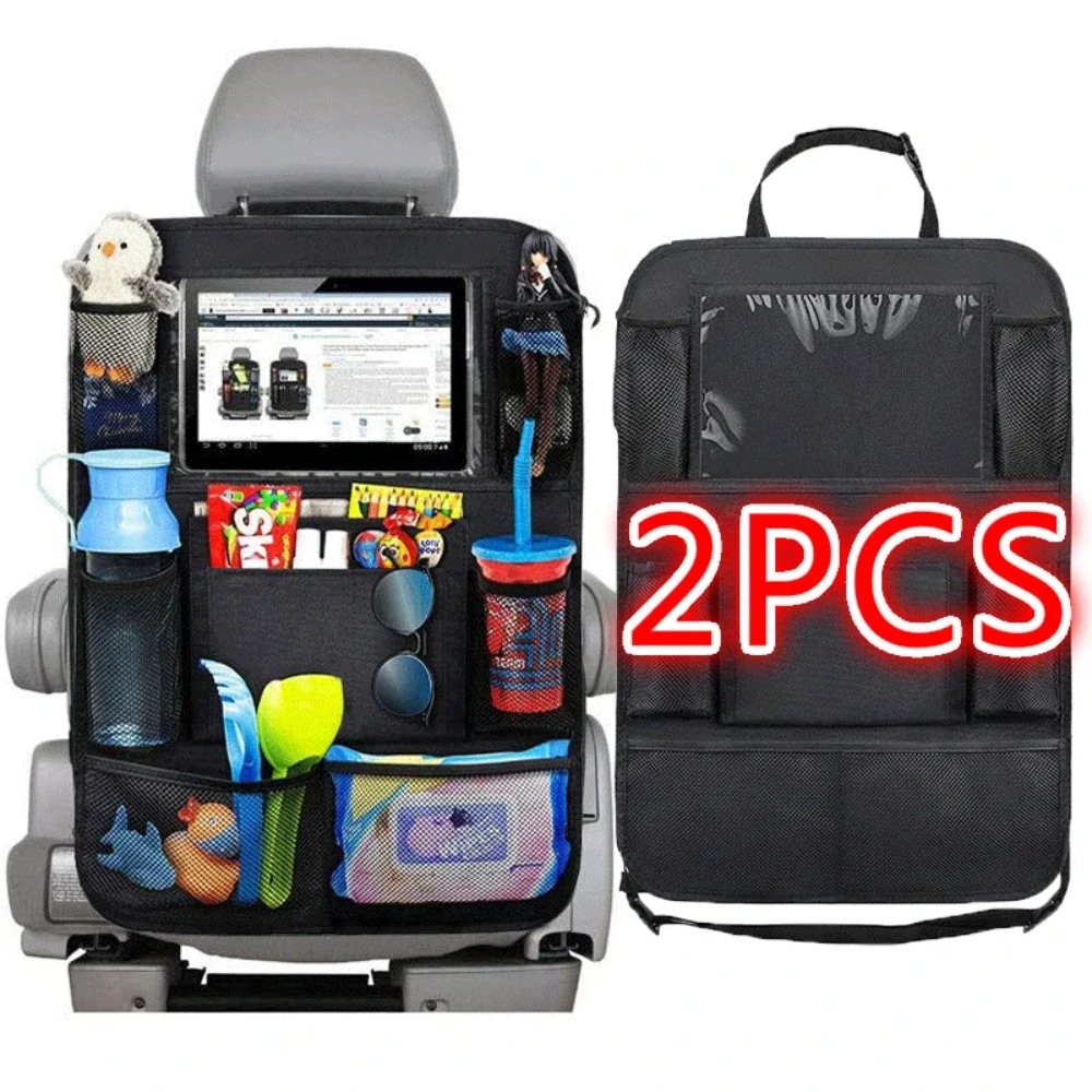 Toddler Tablet Accessories - Car Seat Back Organizer 9 Storage