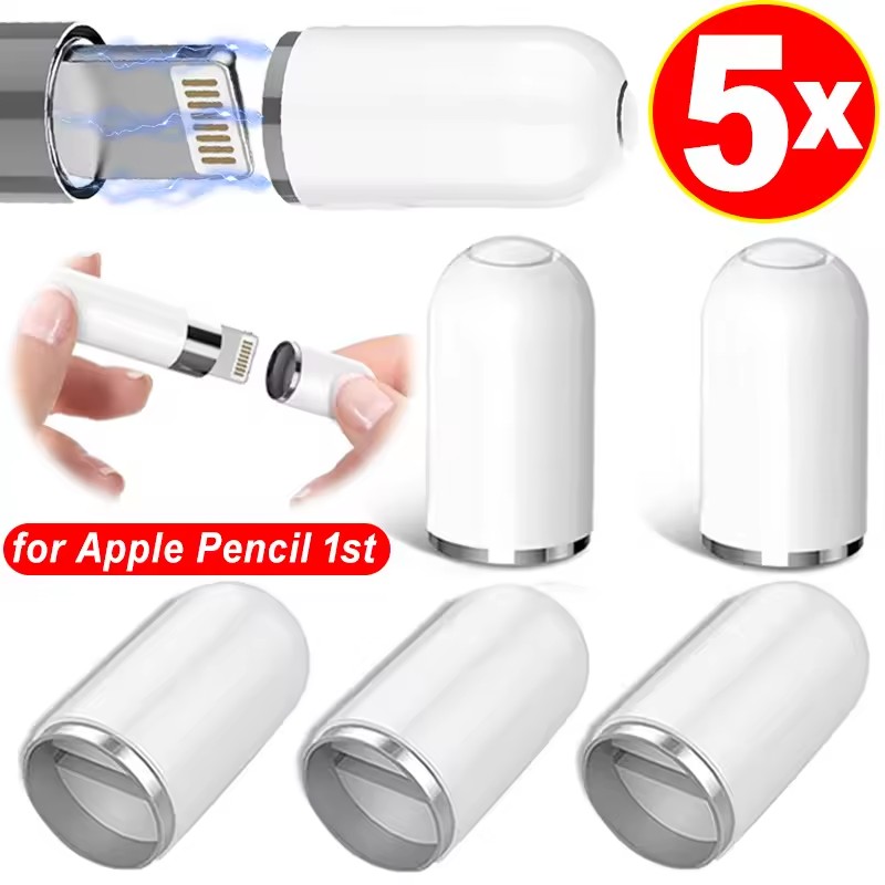 Essential Tablet Accessories - Magnetic Pencil Caps for Apple Pencil