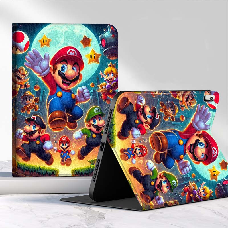 Vortex Tablet Accessories - Cartoon M-Marios Art For Samsung Galaxy