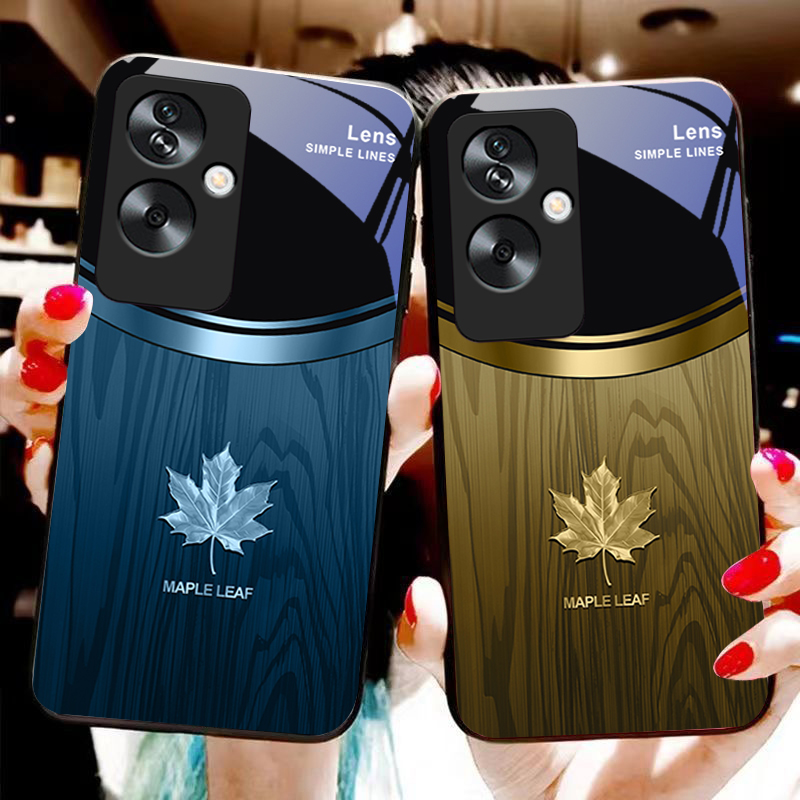 Realme Note 50 - Wood Grain Maple Leaf For Oppo