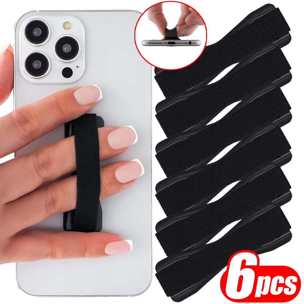 Essential Tablet Accessories - Portable Phone Grip Elastic Strap with
