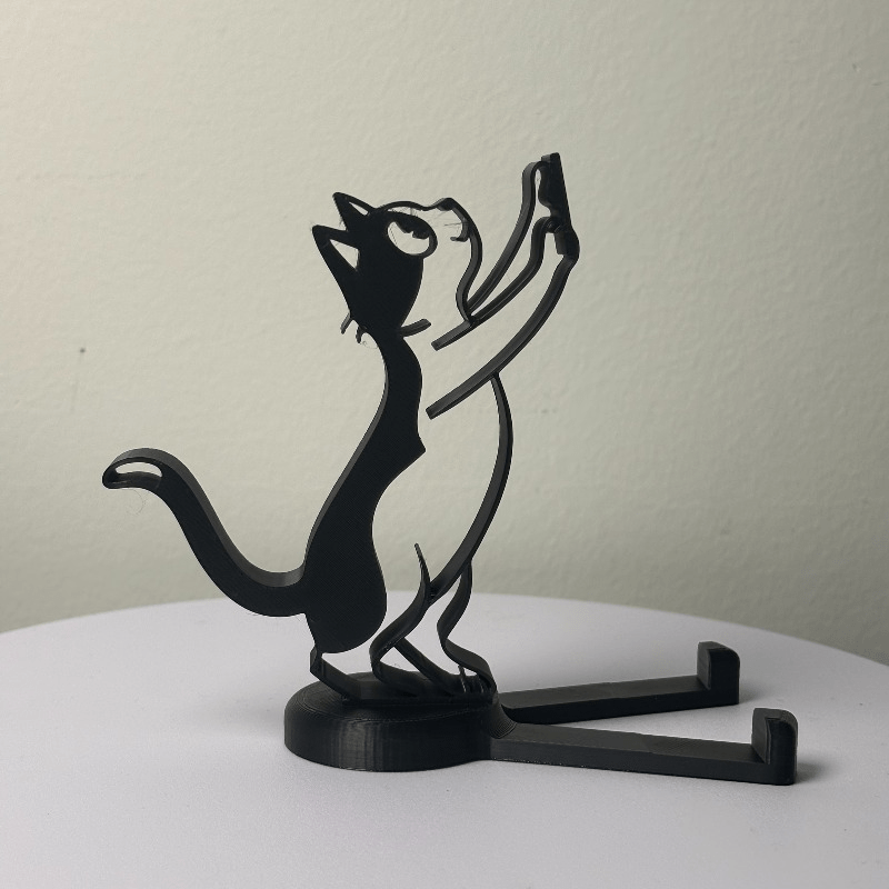 Abstract Hollow Line Cat Phone - огляд і ціна Essential Tablet Accessories