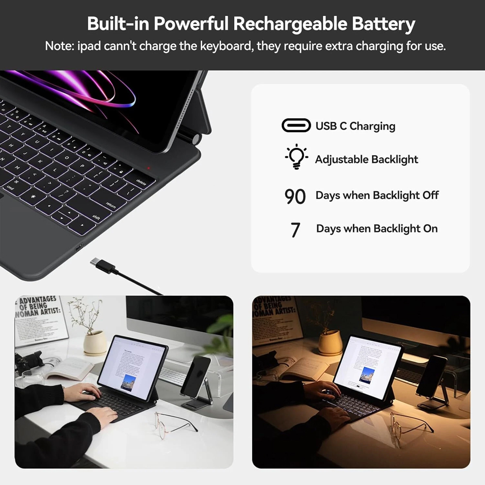 Bluetooth Magic Keyboard Case  - огляд і ціна Tablet Keyboard Case