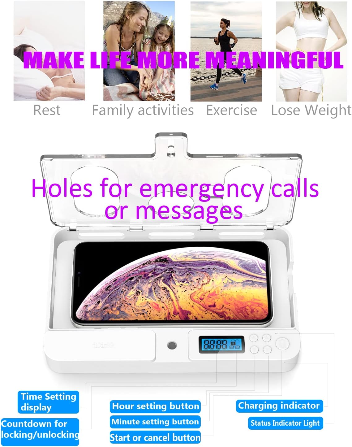 Timer Lock Box for iPad IPhone - огляд і ціна Toddler Tablet Accessories