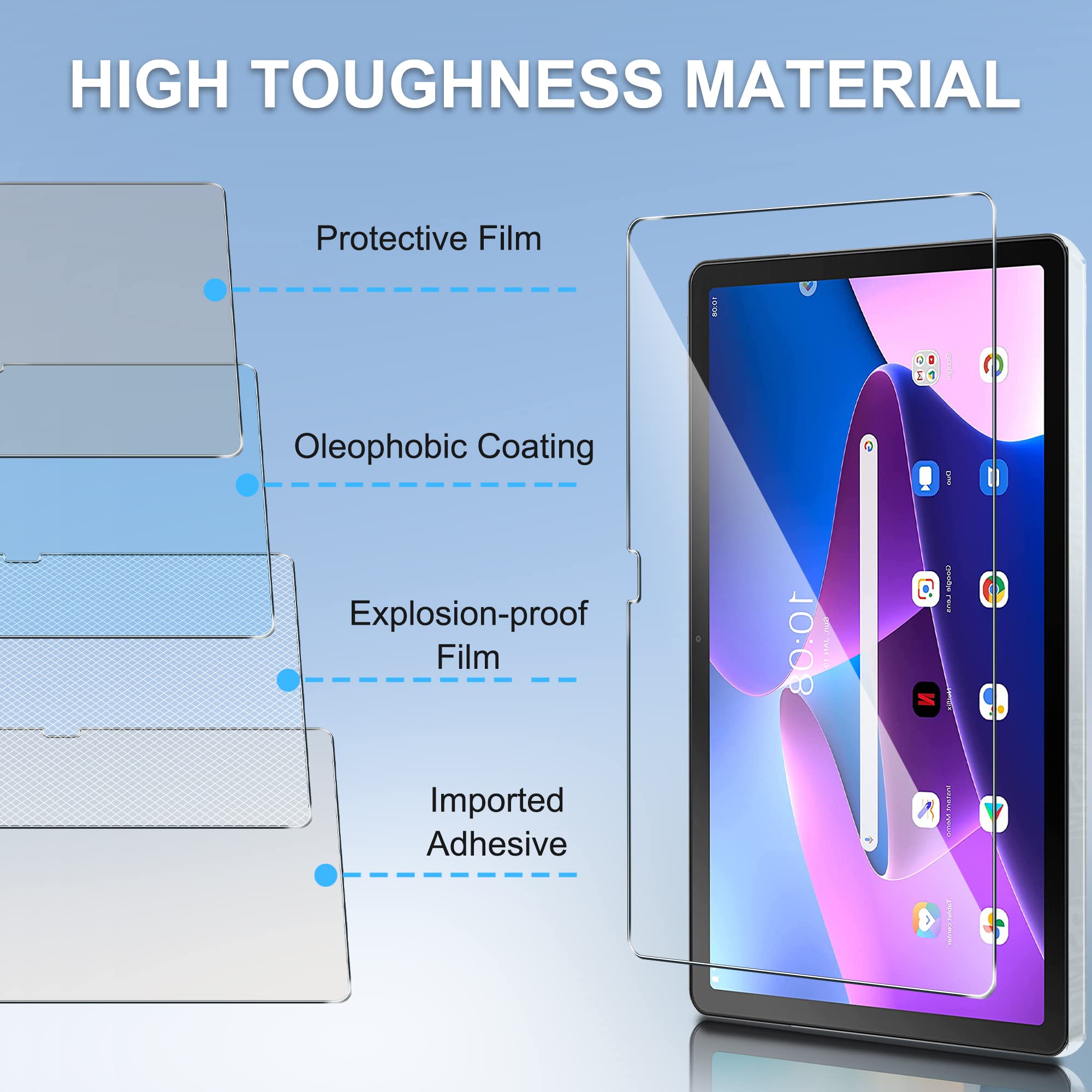2Pcs Tempered Glass film for O - огляд і ціна Oukitel Tablet Accessories