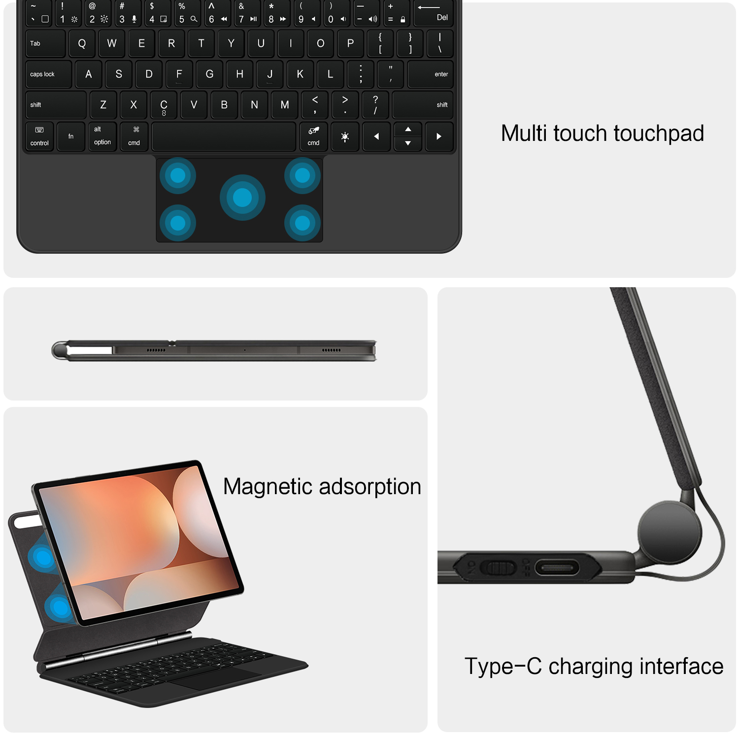 Magic Magnetic Keyboard for Sa - огляд і ціна Tablet Keyboard Case