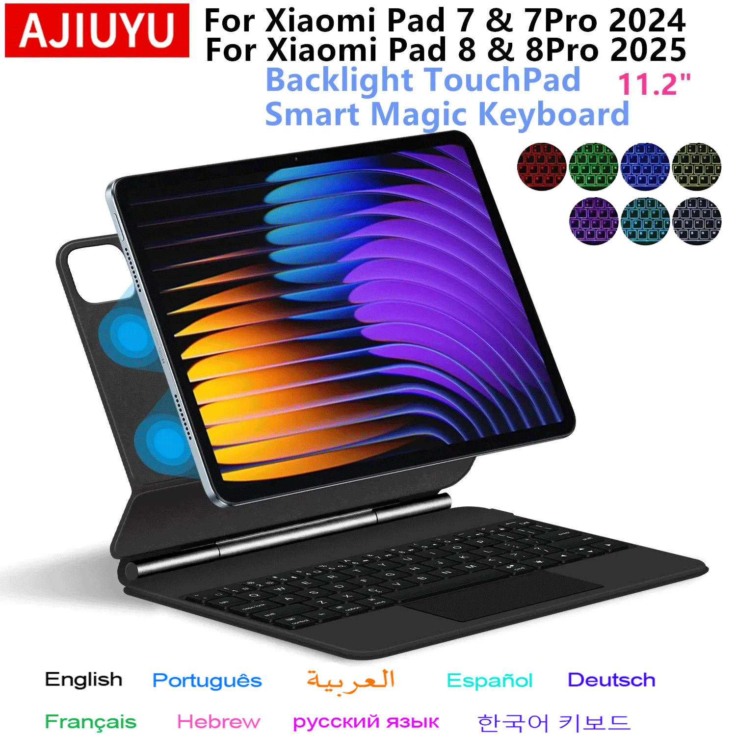 Magic Keyboard Folio For Xiaom - огляд і ціна Tablet Keyboard Case