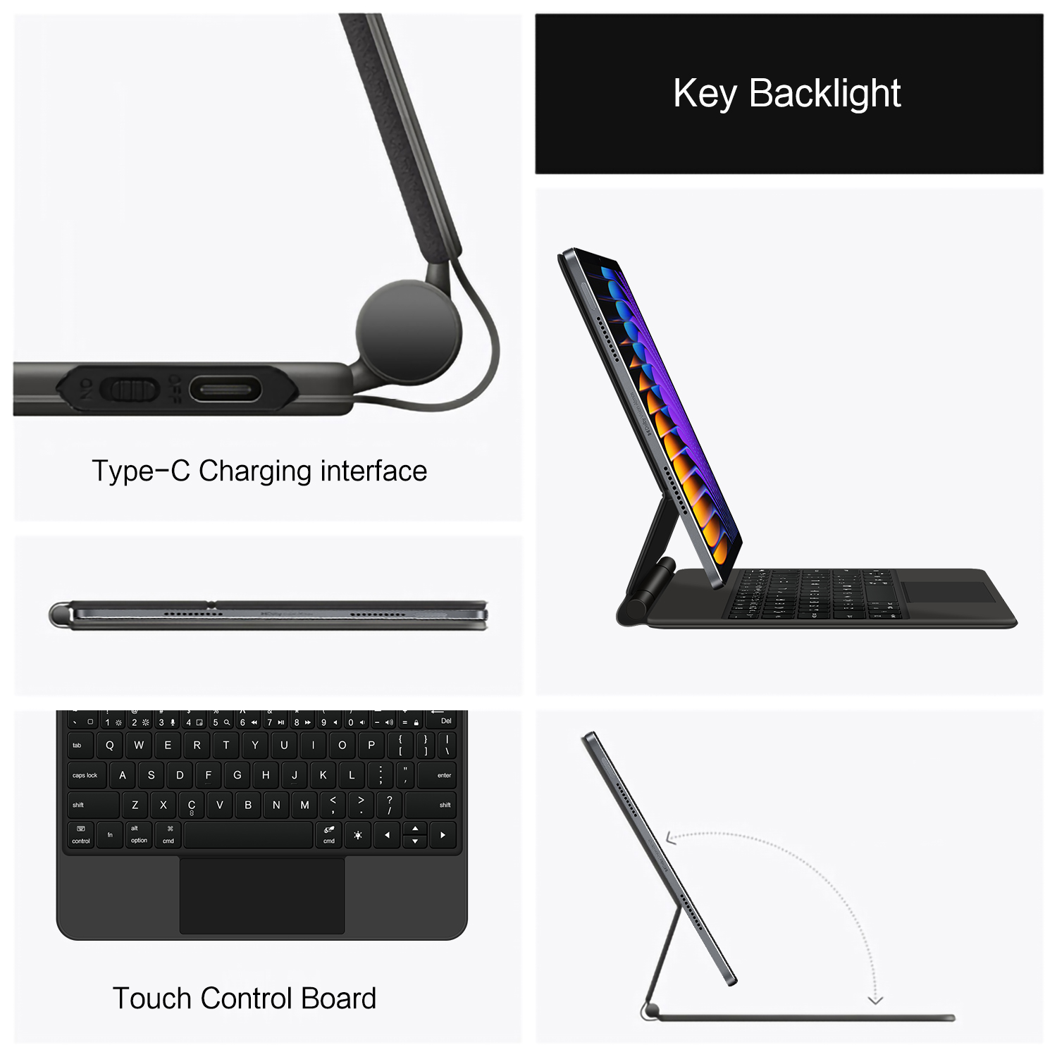 Magic Keyboard Folio For Xiaom - огляд і ціна Tablet Keyboard Case