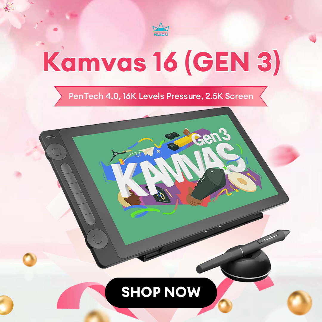 Huion Kamvas 16 (Gen 3) Graphi - огляд і ціна Graphic Tablet Accessories