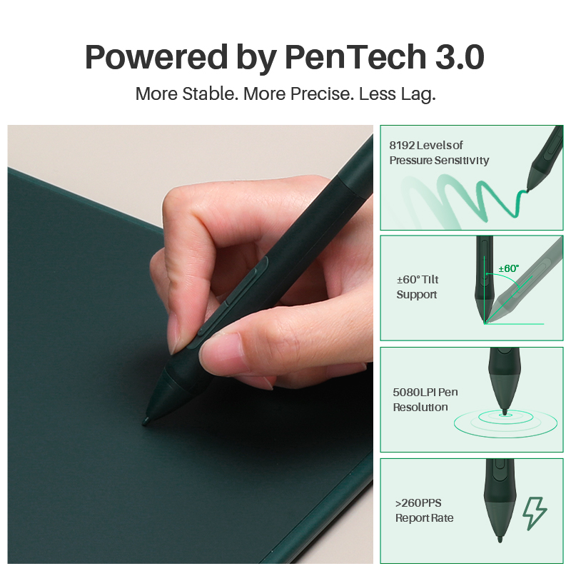 Huion Inspiroy 2 M H951P Graph - огляд і ціна Graphic Tablet Accessories